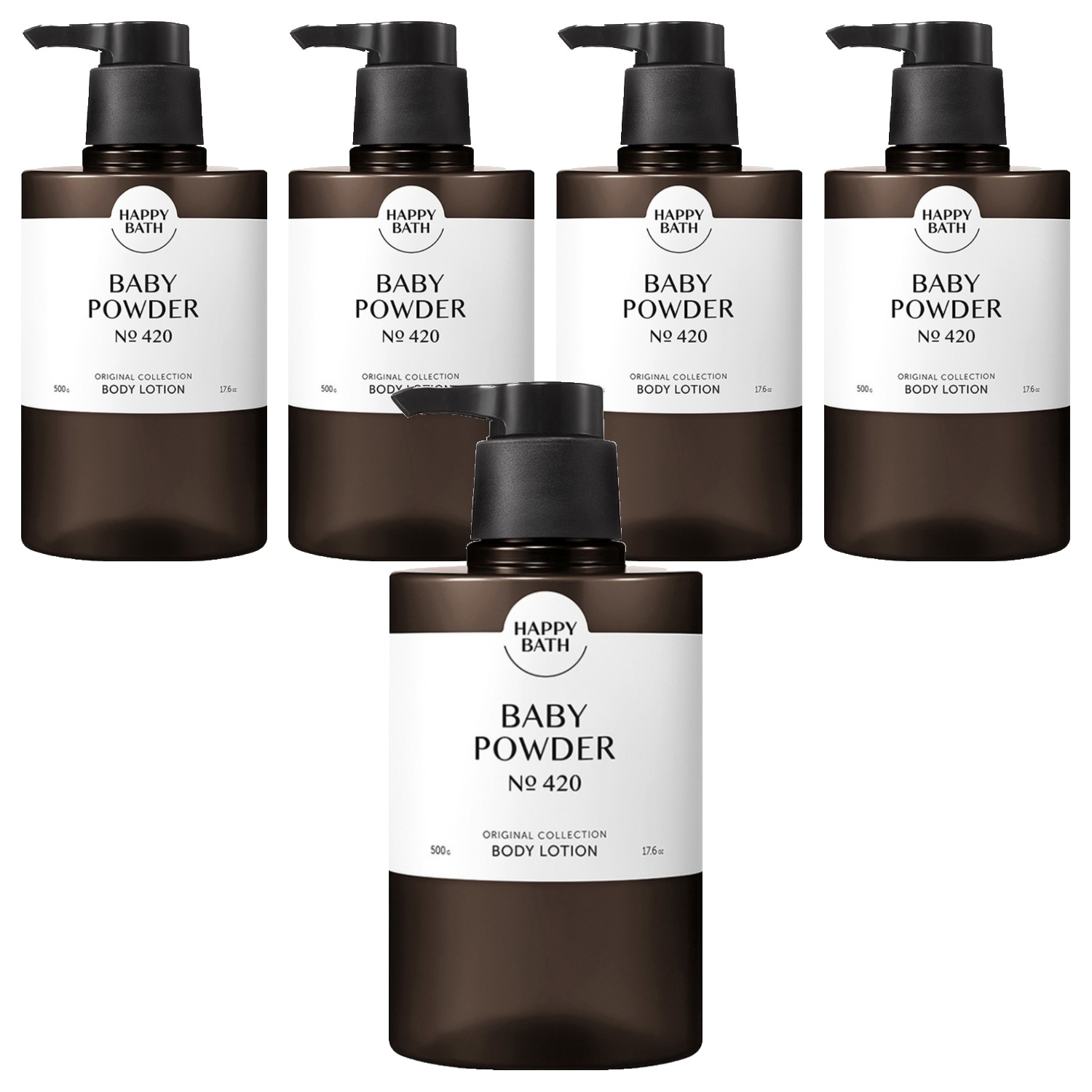 해피바스 오리지널 컬렉션 바디로션 베이비파우더향 34,500원