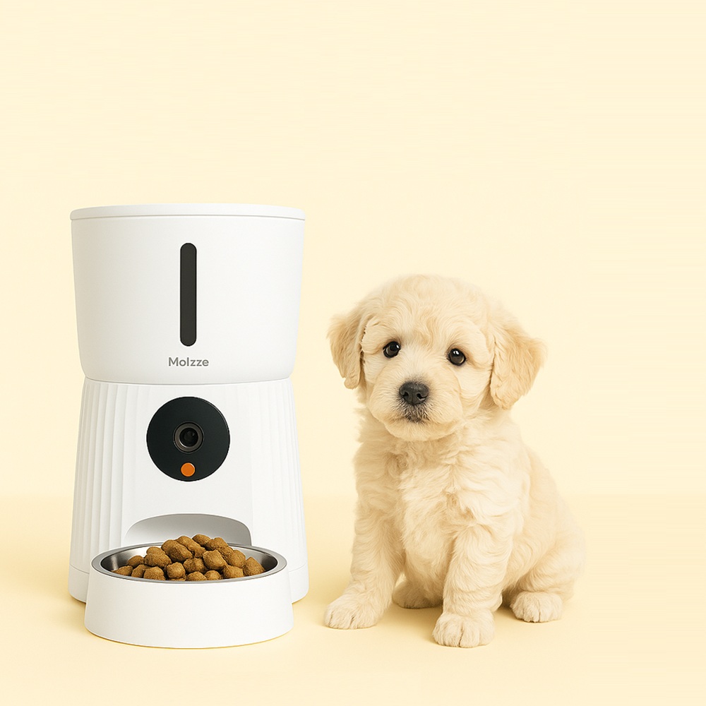 모이쯔 강아지 고양이 스마트자동급식기 4L 어플연동 정량배식 홈켐, 1개, 화이트, 4L 98,990원
