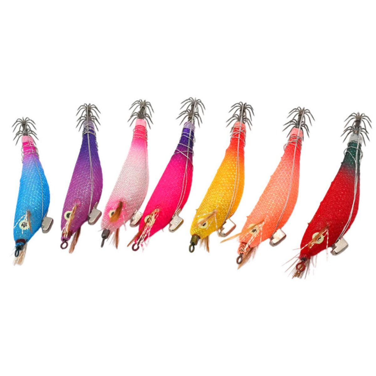 완벽수평 UV 야광 래틀음 탑재 미니 삼봉에기 쭈꾸미 갑오징어 킬러 나나미 작심, 노랑+수박+분홍+아로와나+파랑+분홍+보라+살구, 7개, 7g 31,900원