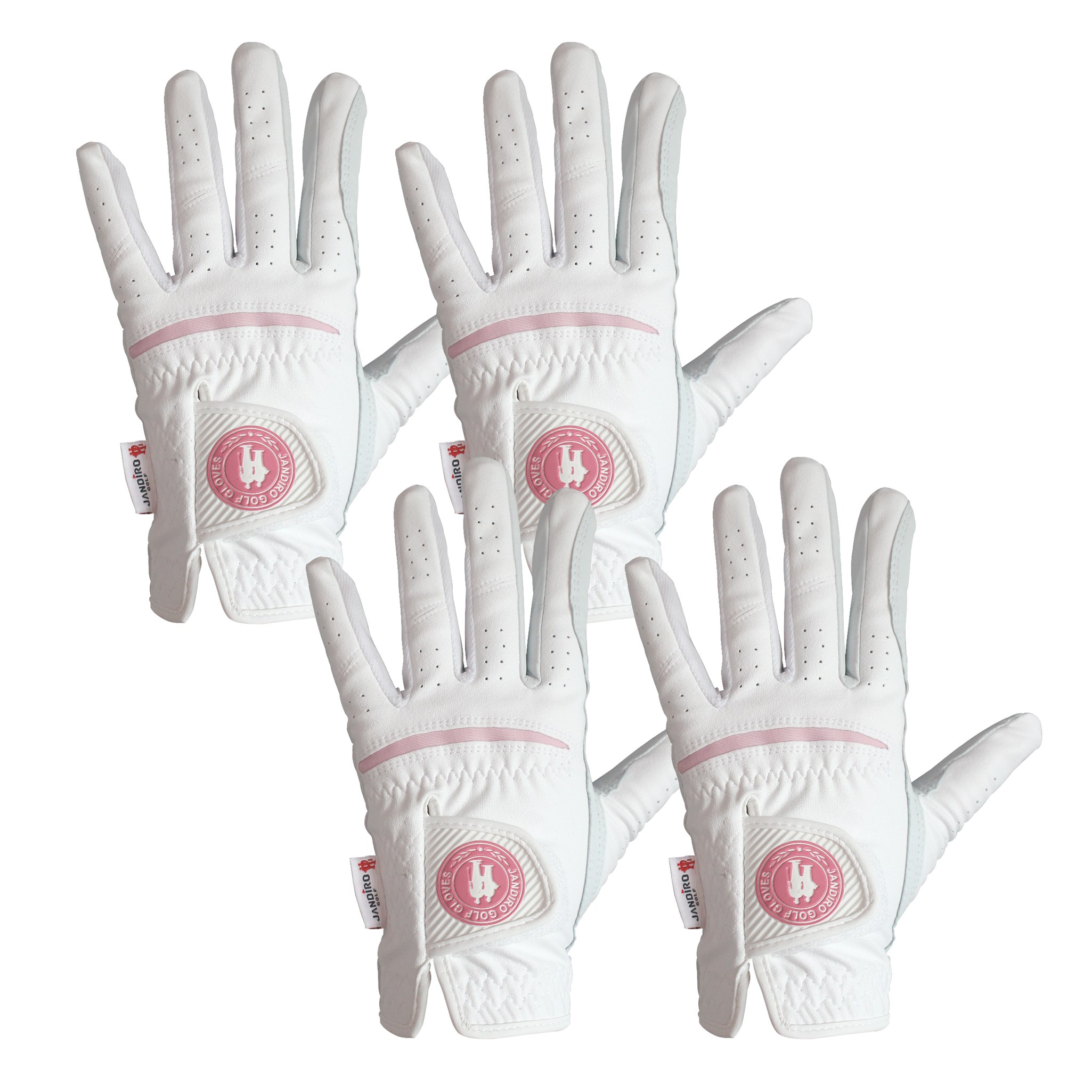 [잔디로] 여성용 반양피 왼손 골프장갑 4p 23,900원