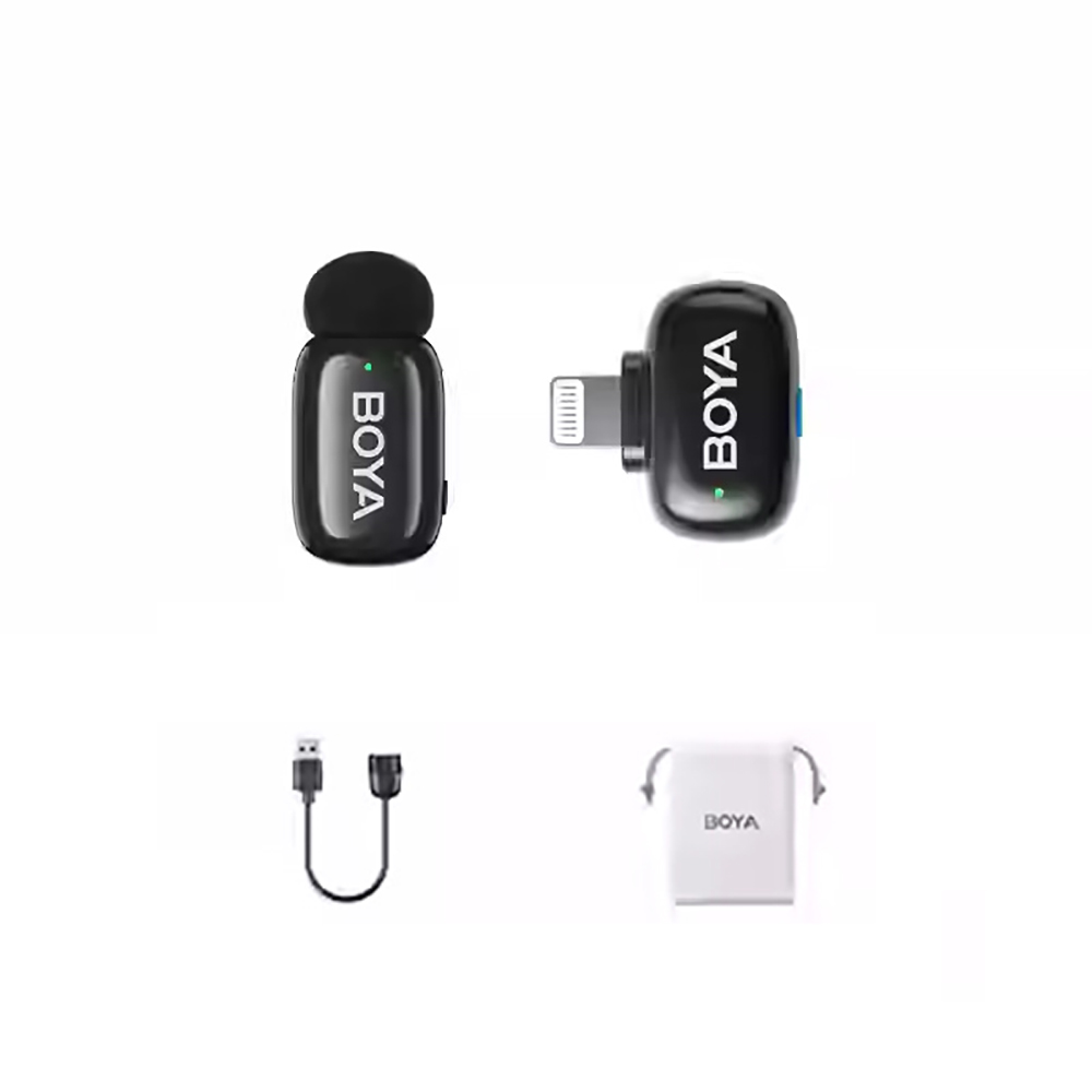 보야 BOYA mini 초소형 무선 마이크 유튜브 브이로그 방송 촬영, 1개, BOYA mini-06 (Lightning) 39,500원