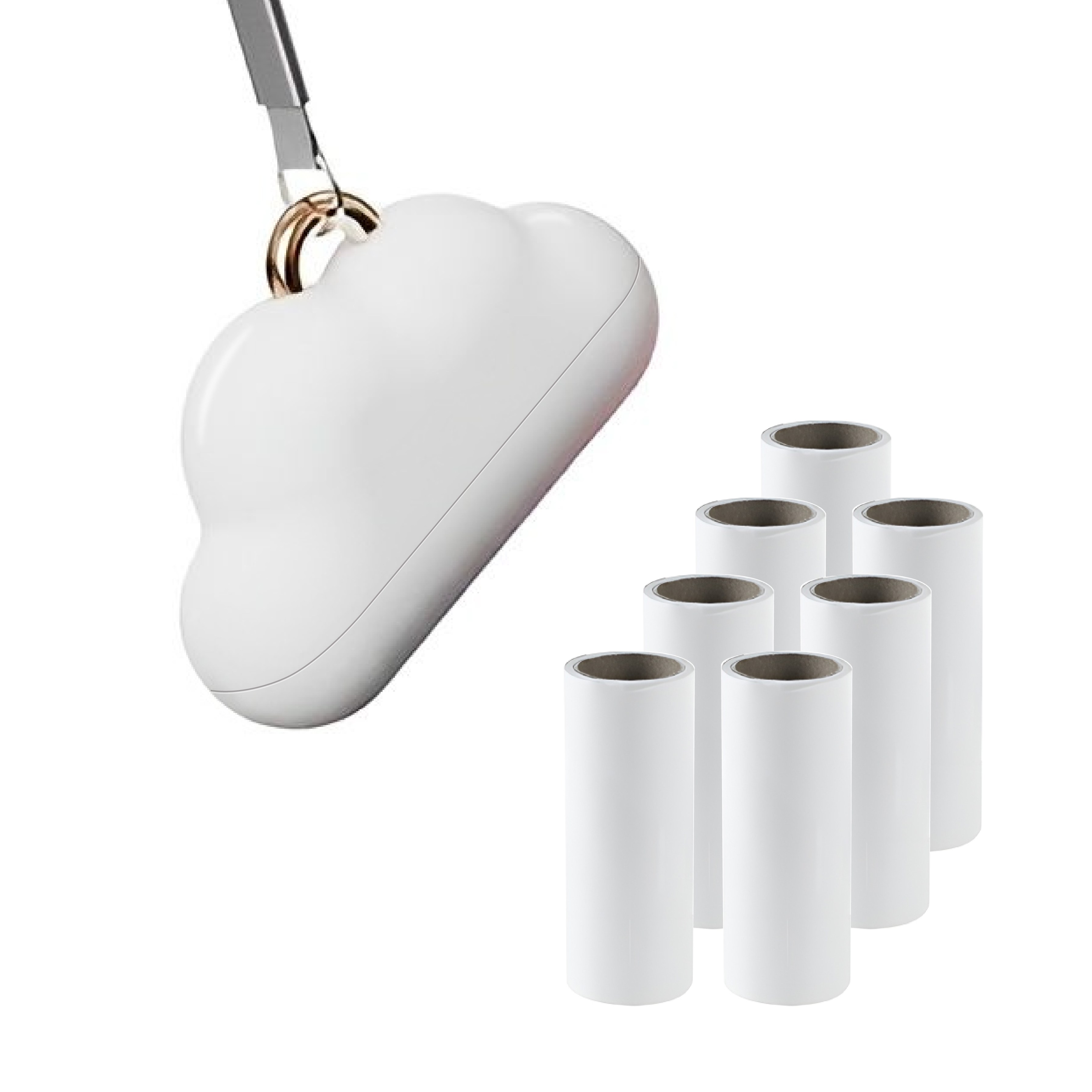 텐더글로우 클라우드 테이프크리너 미니 돌돌이 본체 + 리필 7개, 1세트 9,600원