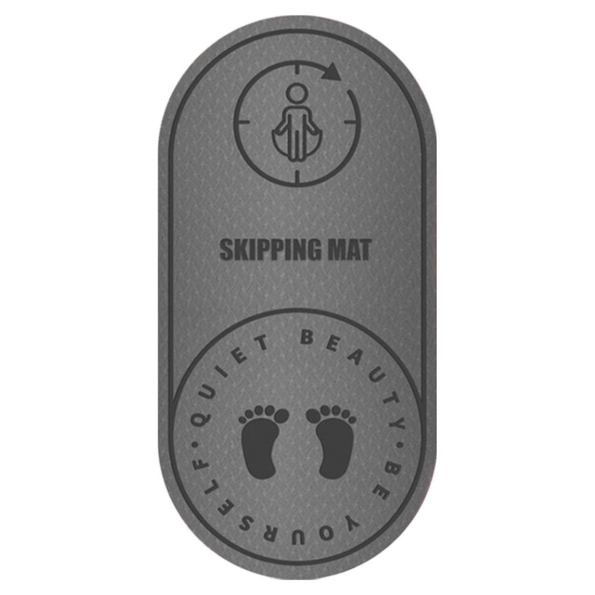 써니요가 두꺼운 요가 줄넘기 매트 층간소음 방지 실내 운동 점핑 매트, 라이트 그레이, 1개 19,470원