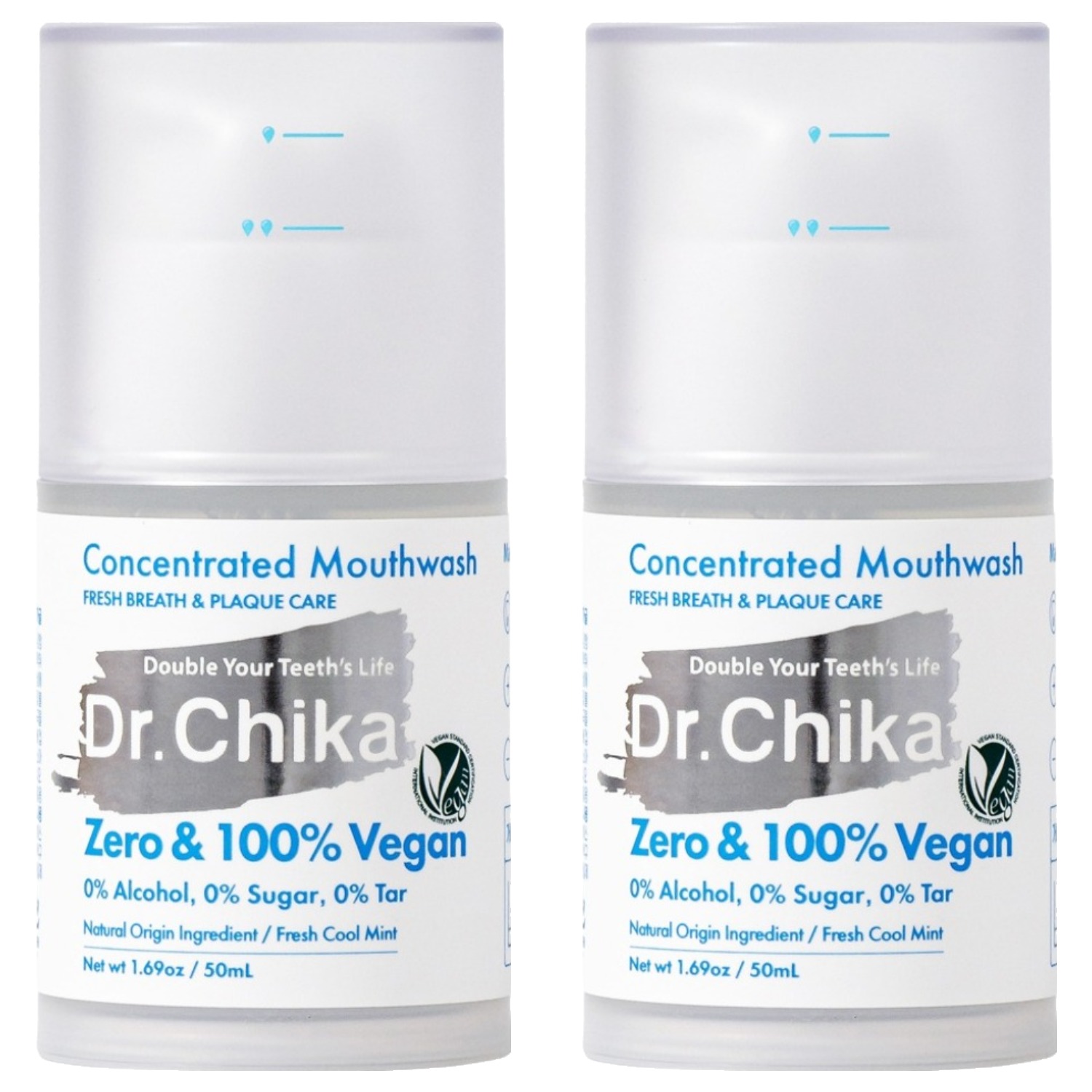 닥터치카 고농축가글 비건 입냄새제거, 2개, 50ml 37,500원