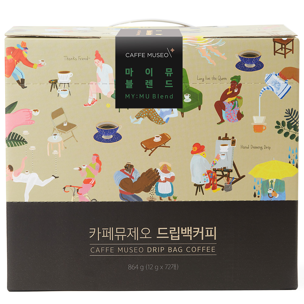 카페뮤제오 마이뮤 블렌드 드립백, 12g, 72개입, 1개 64,900원
