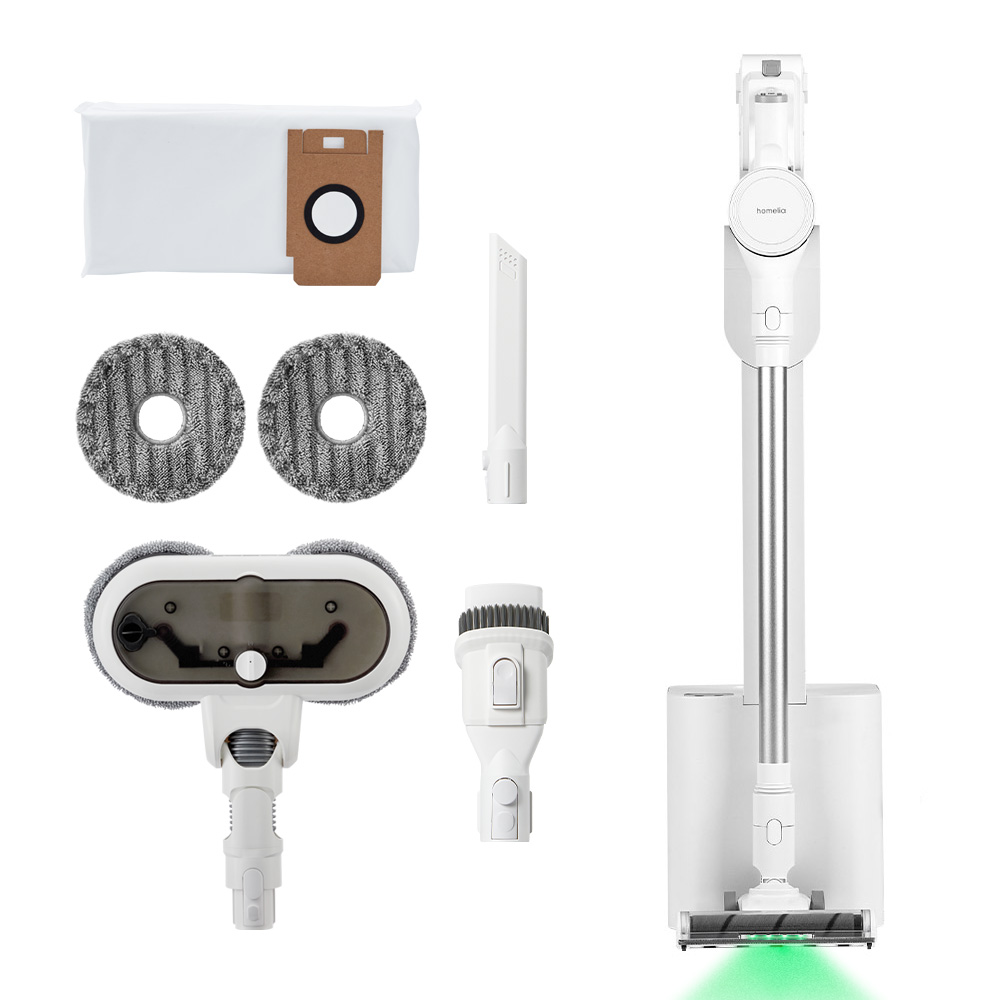 홈리아 BLDC 자동먼지비움 차이슨 더스트제로 타워 무선청소기 + 물걸레 브러시 세트 H9 339,000원