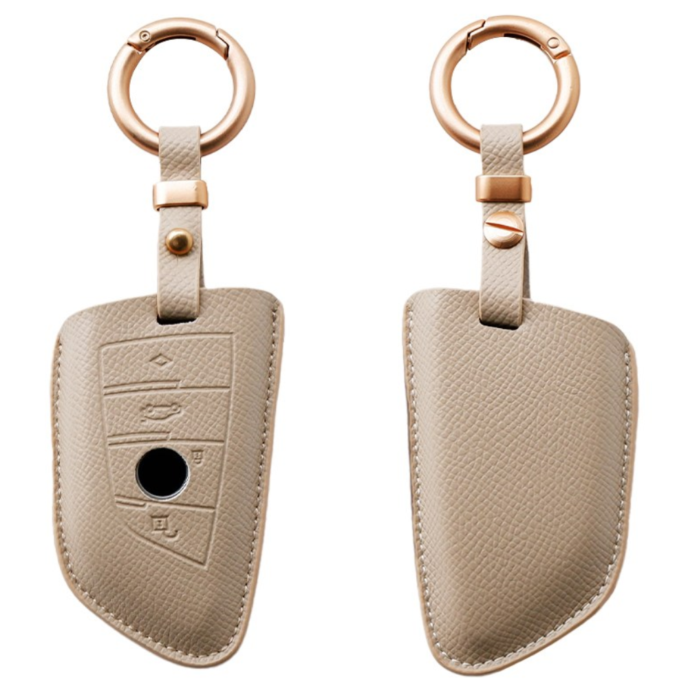 트니르 BMW 호환 스마트 키케이스 신형 천연 소가죽 맞춤 차키링 차키홀더 차량용품, 에토프그레이 14,900원