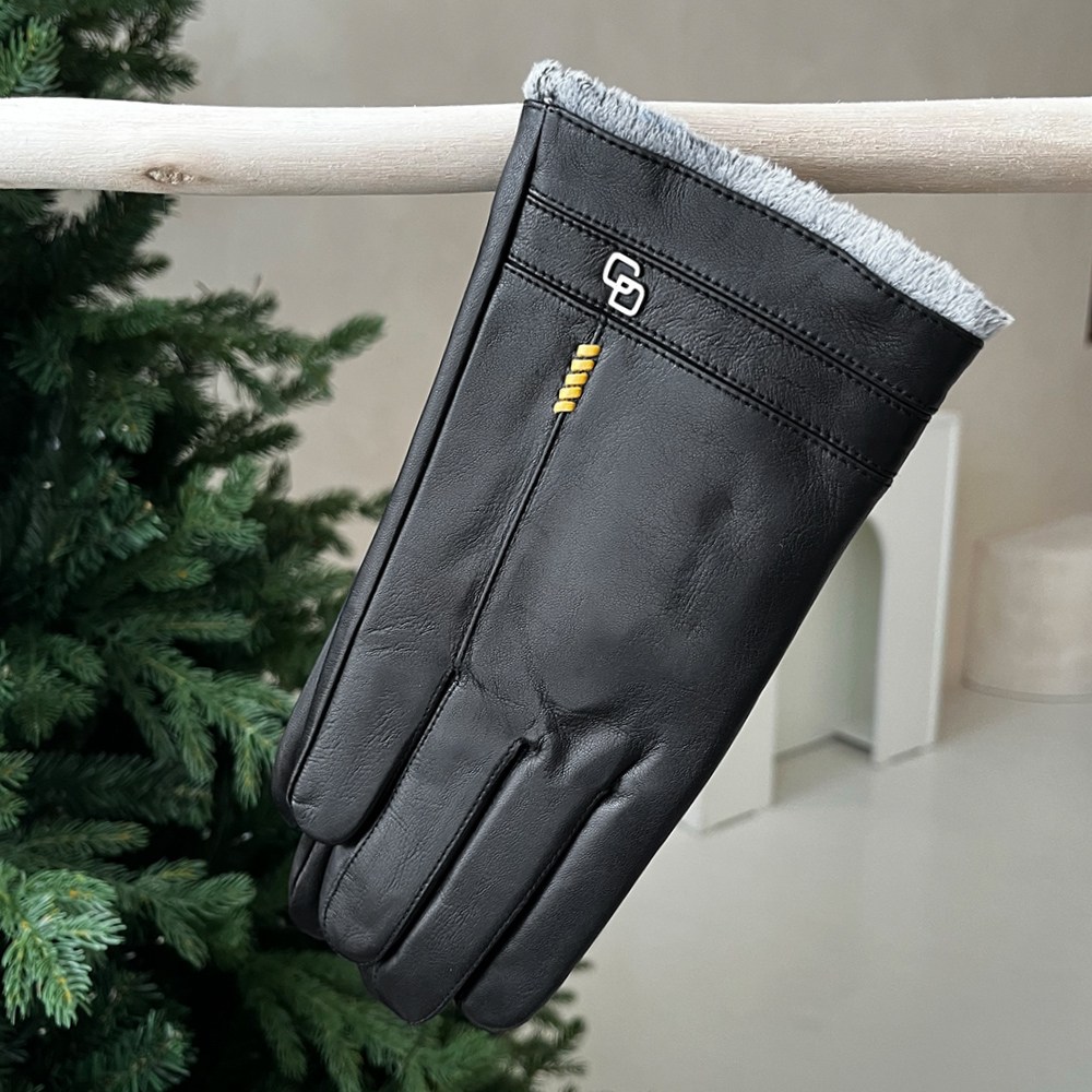 크로커다일 남성용 손목 퍼 가죽 장갑 49,900원