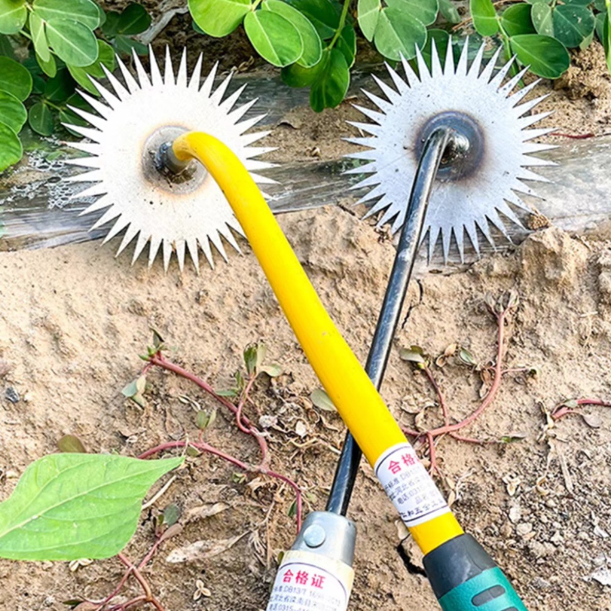 톱니바퀴 호미 잡초제거 괭이 제초기 낫 농기구 갈퀴 텃밭관리 뿌리제거 벌초, 10개 120,000원