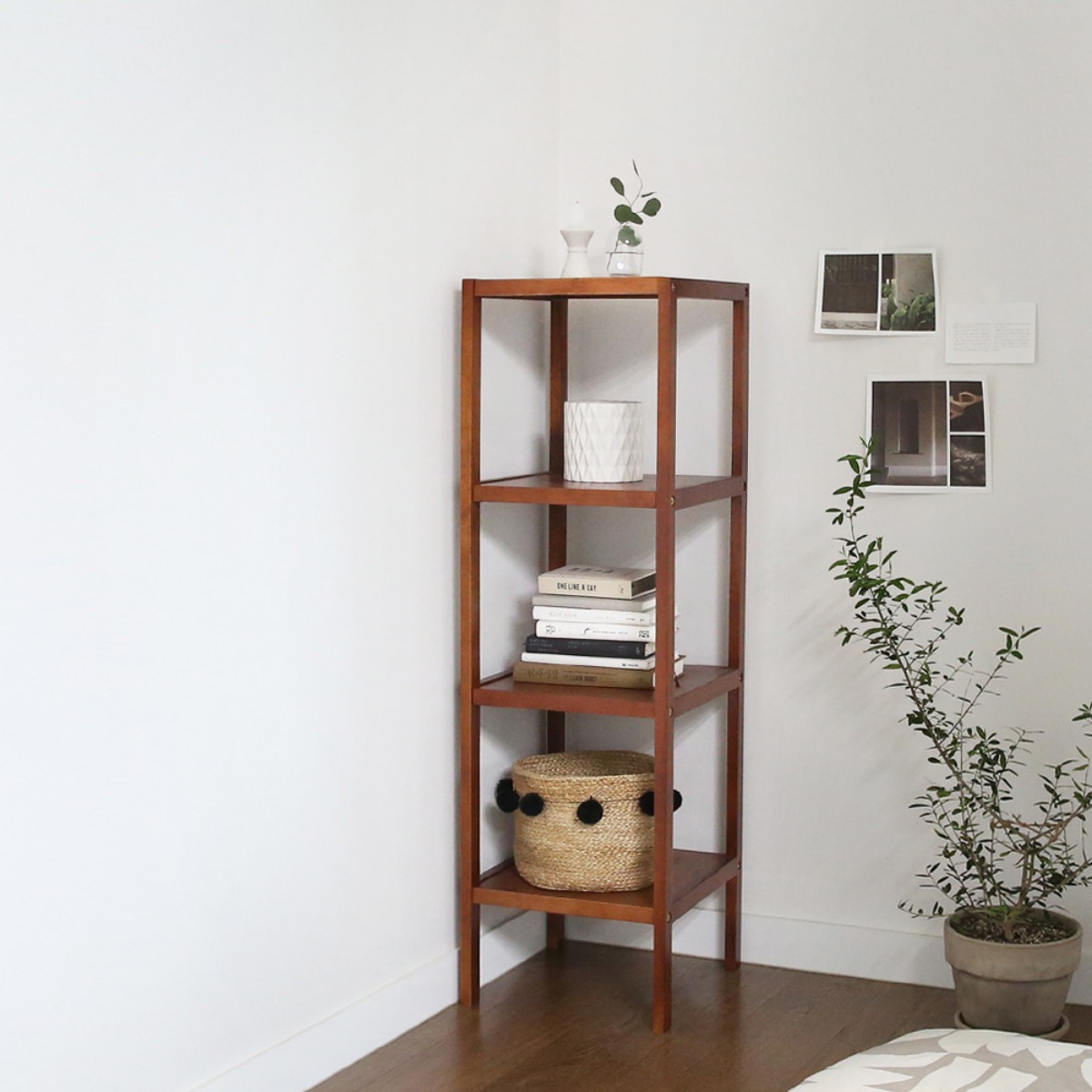 벤트리 브라우니 원목 사각선반 4size 다용도 수납 틈새선반 59,000원