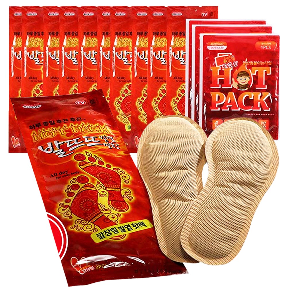@나눔샵 겨울 발열깔창 필수품목 후끈후끈 신발 깔창 발핫팩 발뜨뜨 25켤레(50p), 1박스 27,000원