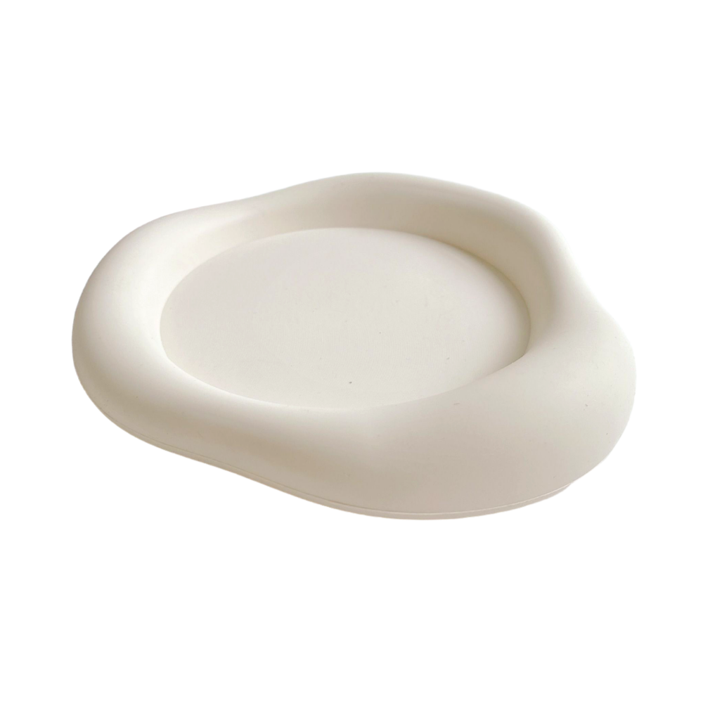 라운지비 클라우드 실리콘 컵받침 트레이 홈카페 인테리어 소품, 1개, 아이보리 9,800원