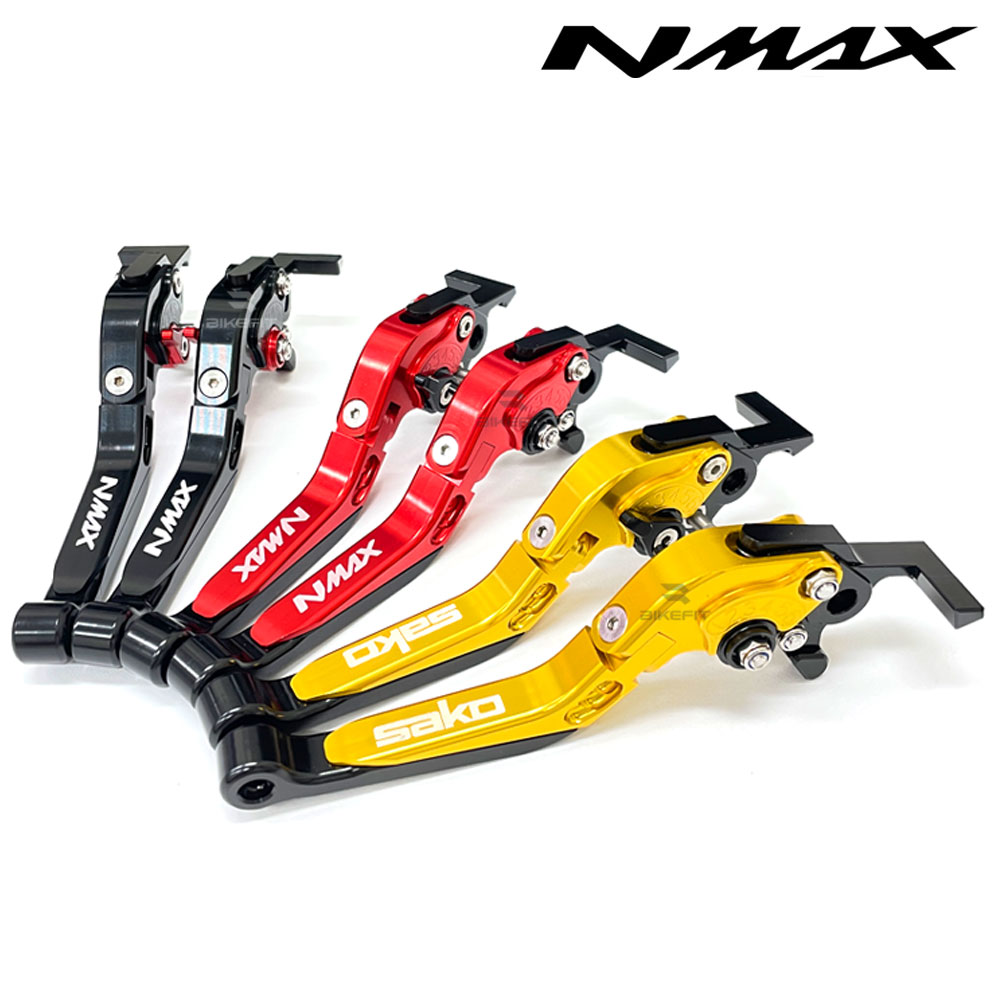 바이크핏 NMAX 125 파킹 브레이크 전년식 6단 간격조절 폴딩 레바 튜닝, 1세트, 골드 55,000원