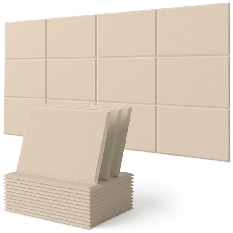 타오진 접착형 흡음판 방음판 문소음방지 현관문 원룸 오피스텔 아파트 흡음재 34cm x 20cm, 12개, 베이지색 26,900원