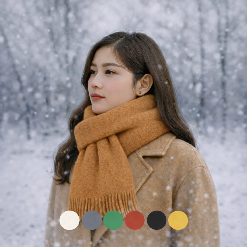 모데이 남녀공용 쁘띠 니트 목도리 머플러 털목도리 8,600원