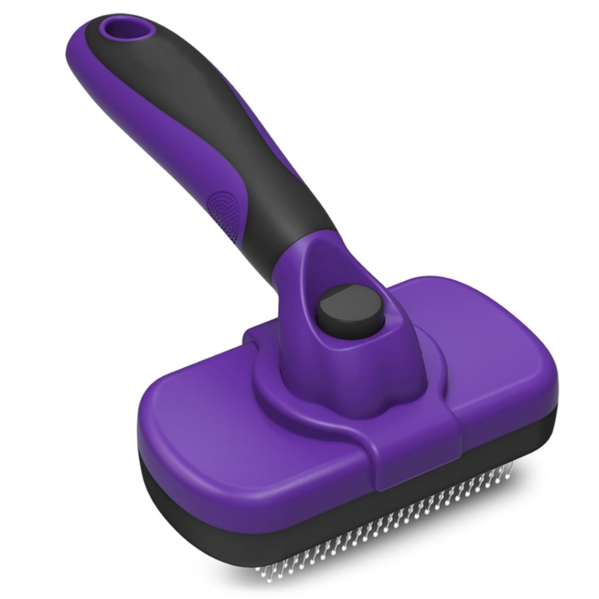 굿앤윌 반려동물 원터치 브러쉬 강아지빗 고양이빗 슬리커 애견 대형견 죽은털 엉킨털 털갈이, 1개, 퍼플 15,900원