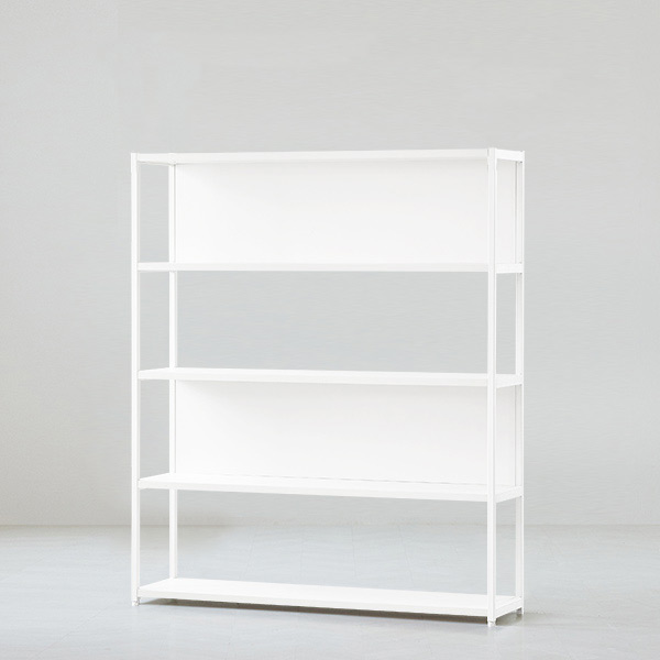 [두닷] 콰트로 1200 4단 철제 책장, 덴버오크(선반)+에어화이트(프레임) 245,000원