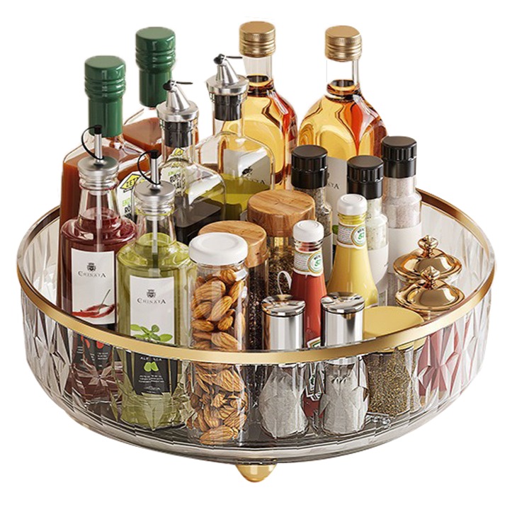 코히모 다용도 양념통 정리 수납 360도 회전 트레이 4W469 10,200원