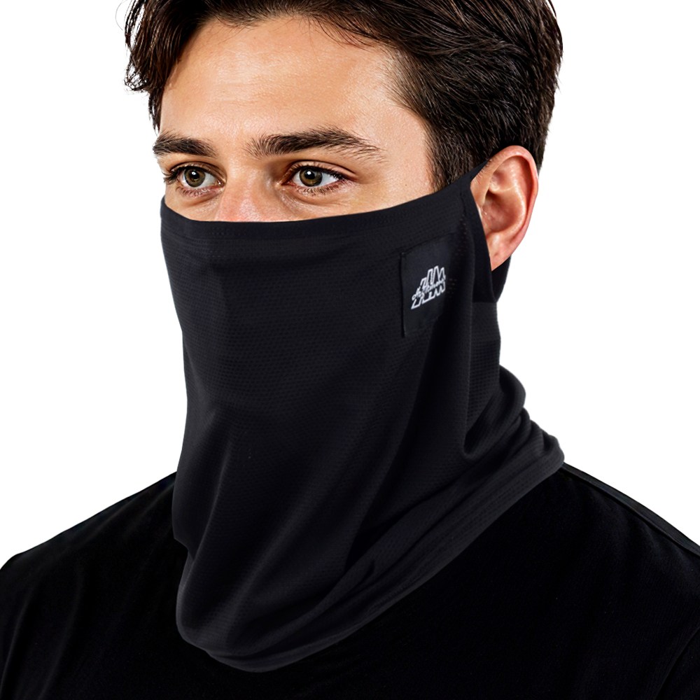 지원군몰 귀걸이형 에어로쿨 메쉬 쿨 넥워머 얼굴 자외선차단 골프 햇빛가리개 남성 여성 여름용 멀티스카프, 검정 9,900원