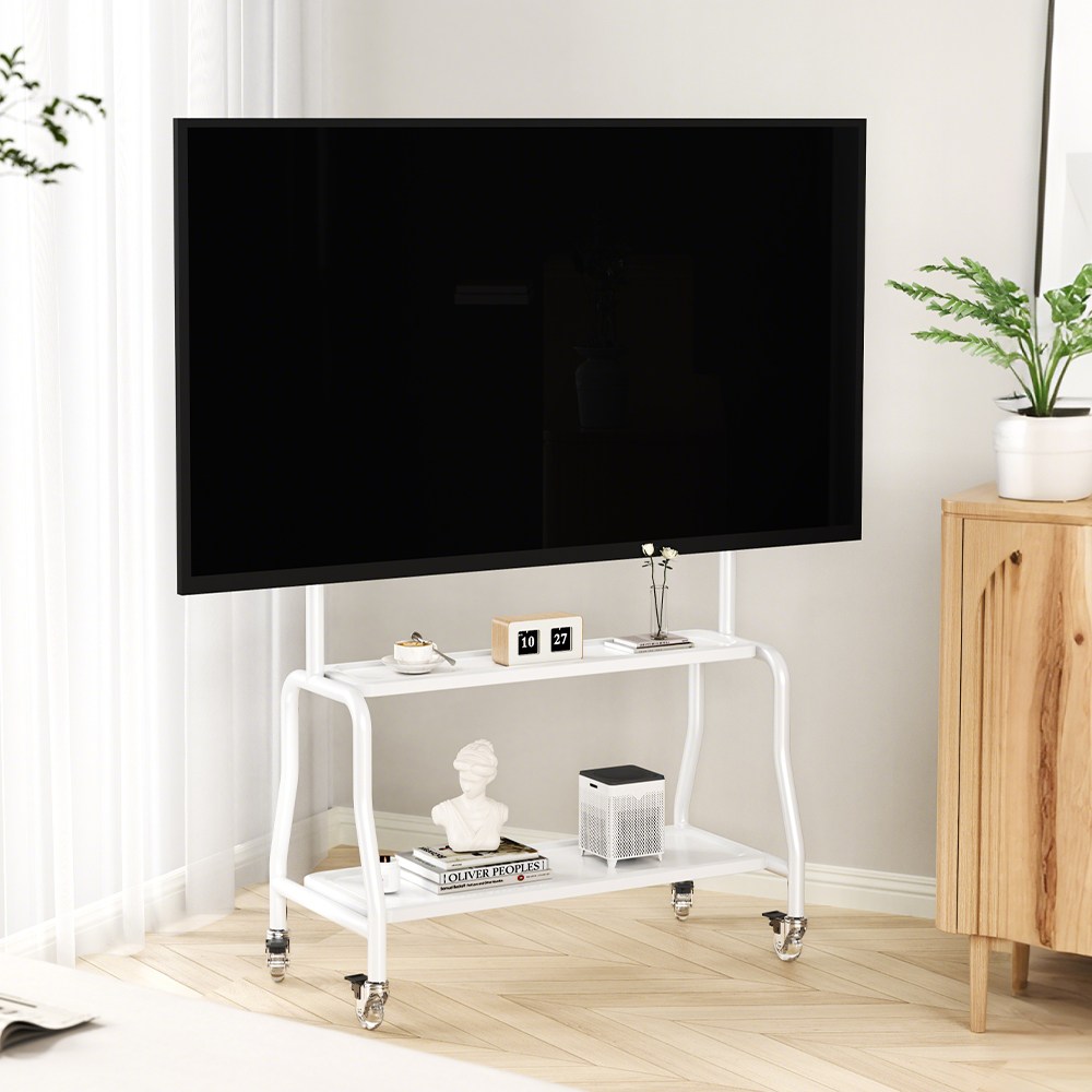 Bornoon 이동식 티비 스탠드 거치대 32-75인치 2단 선반 69,900원