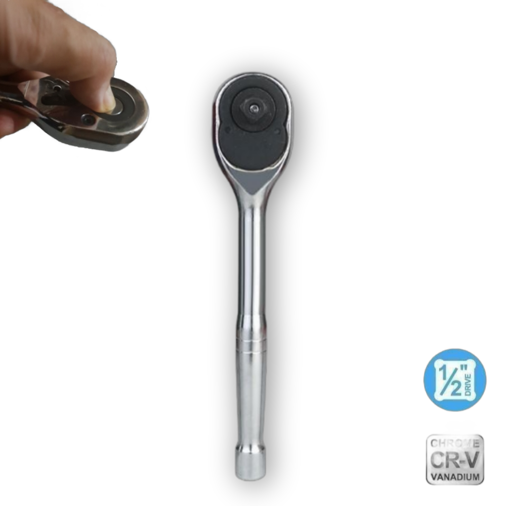 HBN 고강도 크롬 도금 복스 라쳇 핸들 렌치 핸들라쳇 7,900원