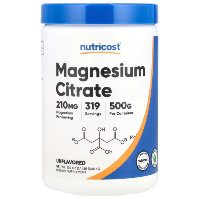 뉴트리코스트 마그네슘 시트레이트 무맛, 500g, 1개 30,400원
