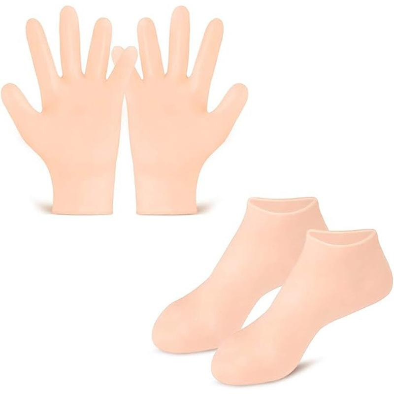 하임하이 4P 실리콘 손발 보습장갑2P 양말2P 각질 제거 보습 케어 9,900원