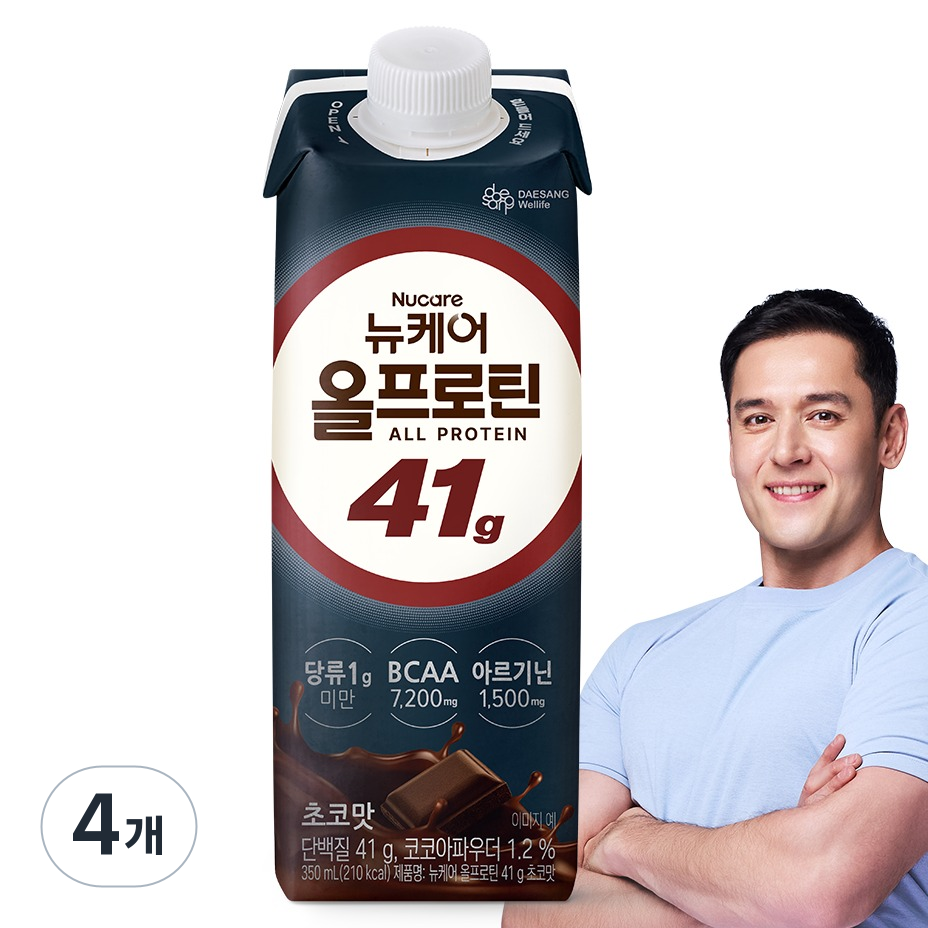 뉴케어 올프로틴 41g 초코맛, 350ml, 4개 16,550원