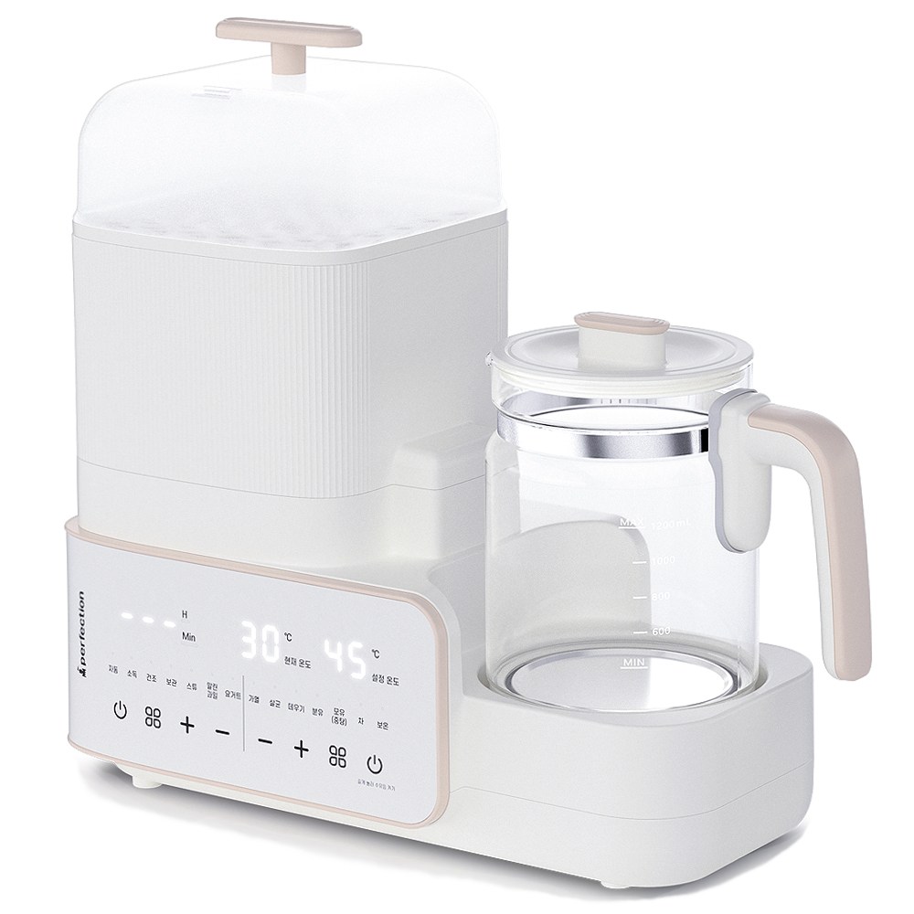 퍼펙션 일체형 스팀 젖병소독기 분유포트 93,850원