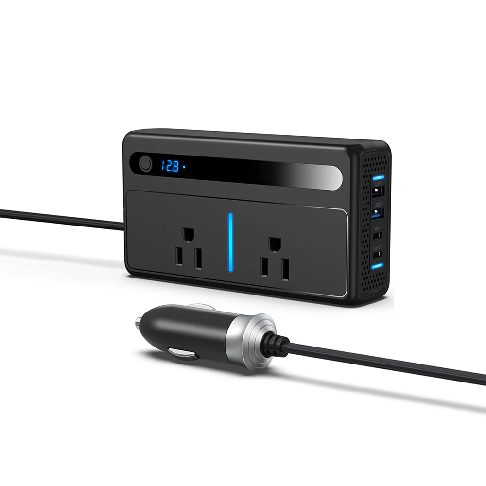 리와트 차량용 시거잭 인버터 200W 12V 220V 변압기 캠핑 노트북 충전기 IN-K200, 1개 38,000원