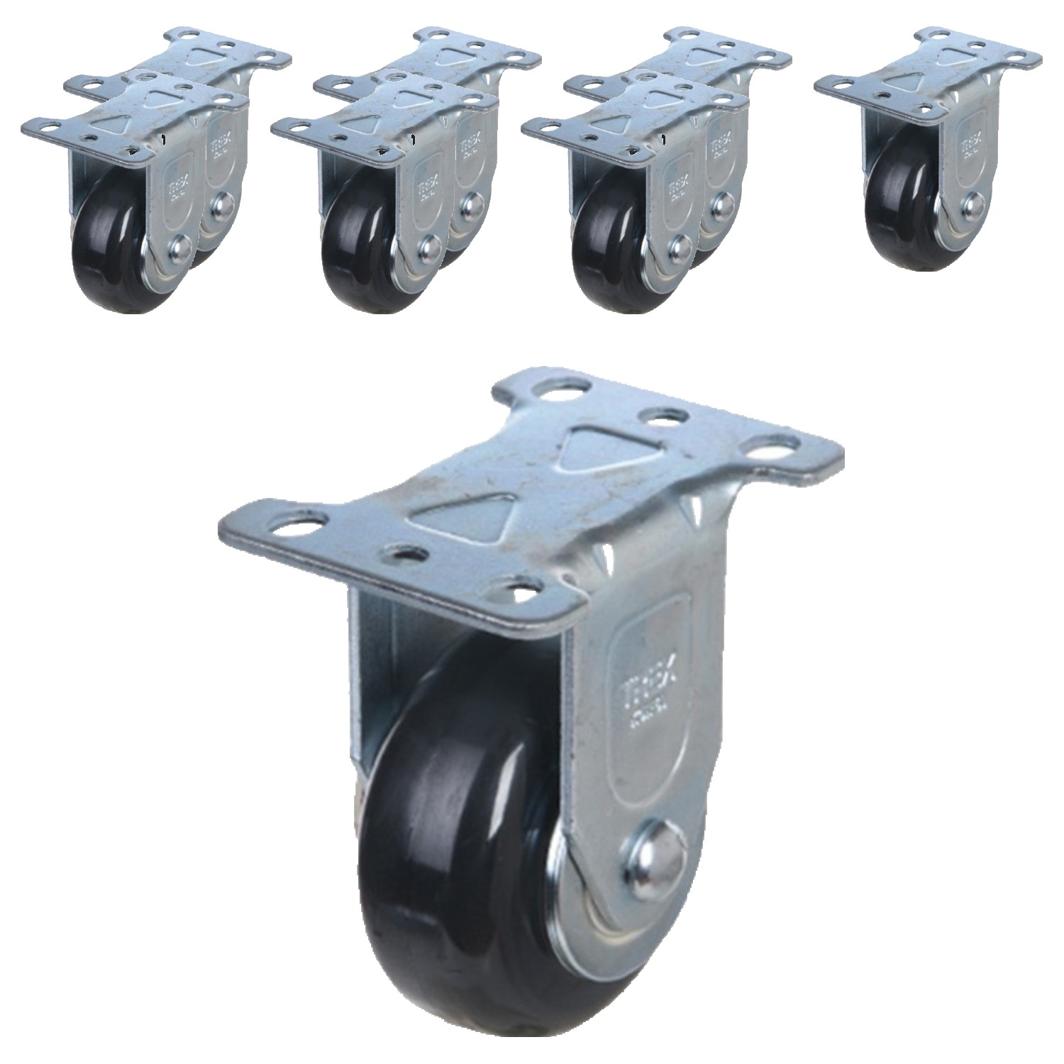 티렉스캐스터 고정 캐스터 바퀴 104 x 64 x 95 mm 우레탄 BLACK P503R-2 DB 41,600원