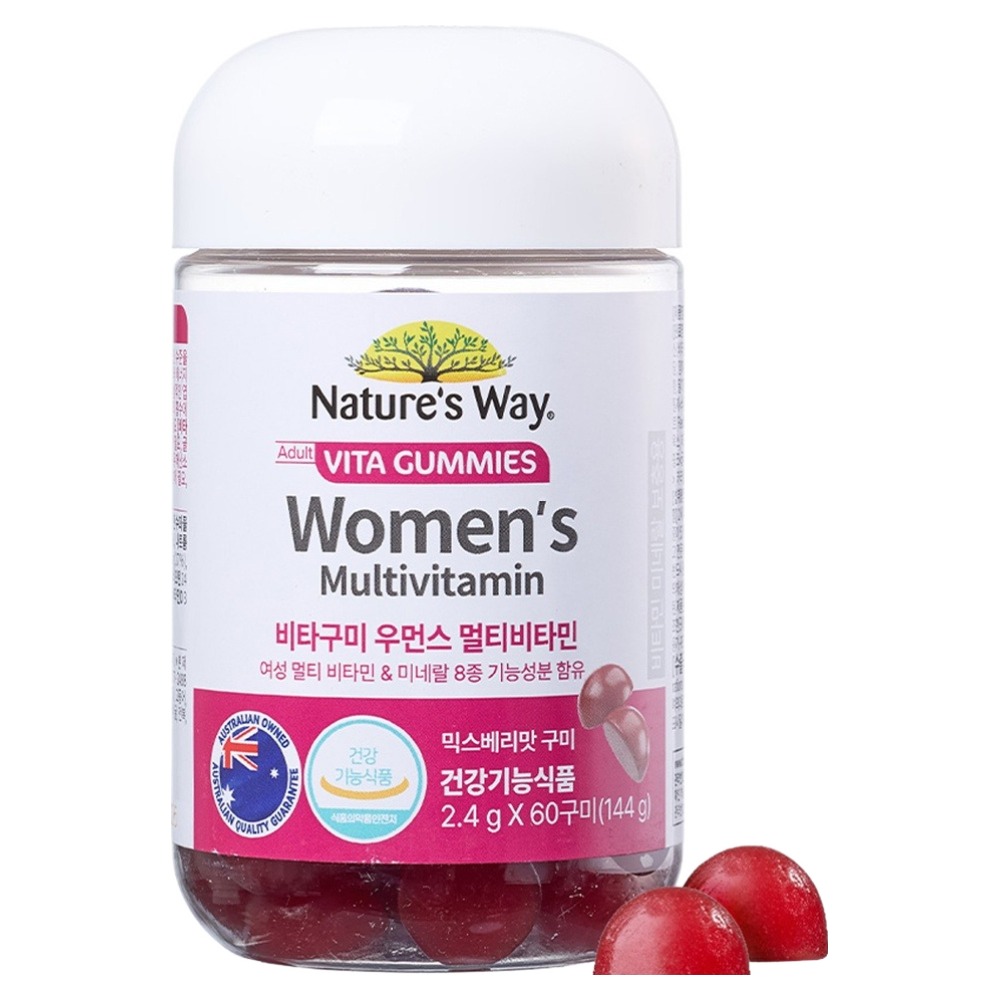 네이처스웨이 비타구미 우먼스 멀티비타민 믹스베리맛 60p 17,900원