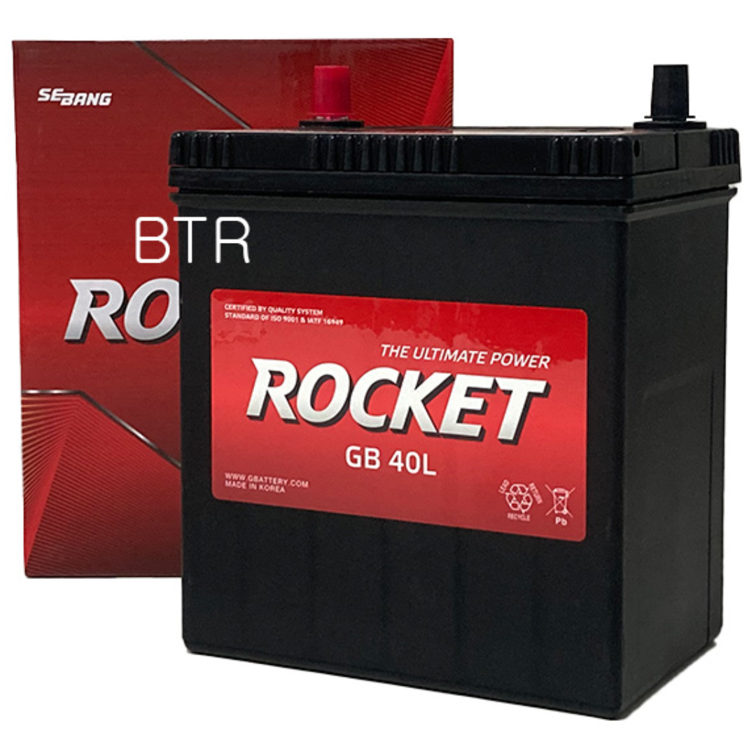 로케트 GB 40L 자동차 배터리 밧데리 최신 새제품 정품 올뉴마티즈 라보 배터리, 1개 43,860원