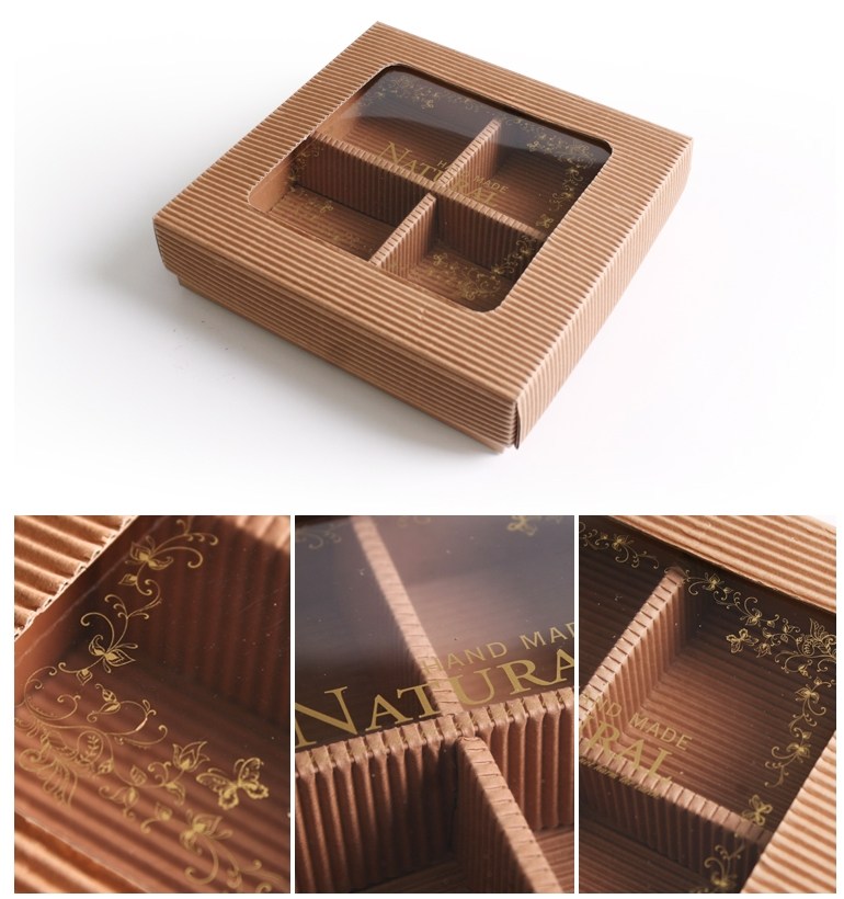 [더위치] 골드내츄럴 4구 비누 골지상자 10장 박스 골지 상자 포장 12,000원