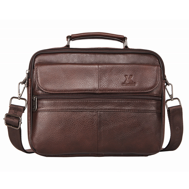 밀레바노 남성 대형 가죽가방 크로스백 MV‑7117 캐주얼 데일리 숄더백 54,000원