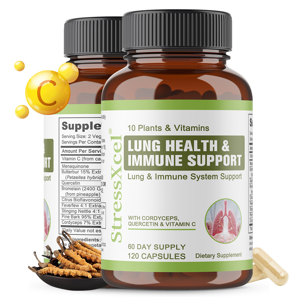 폐 건강 및 면역 지원 보충제 - 동충하초, 케르세틴, 비타민 C 함유 - 폐 기능 개선, 면역력 증진 및 심호흡 촉진 39,150원