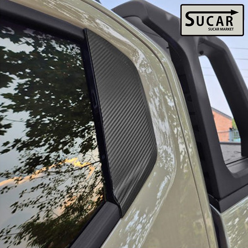 드래곤카 기아 (2025) 타스만  B+C 필러 카본 데칼 스티커 25,000원