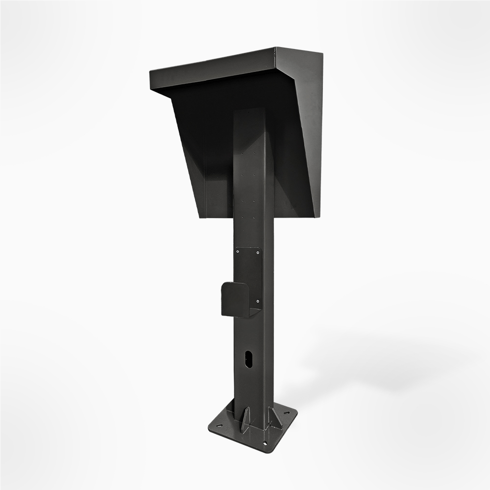 스틸 전기차 충전기 소형 캐노피 거치대 B형, 다크그레이, 1개 450,000원