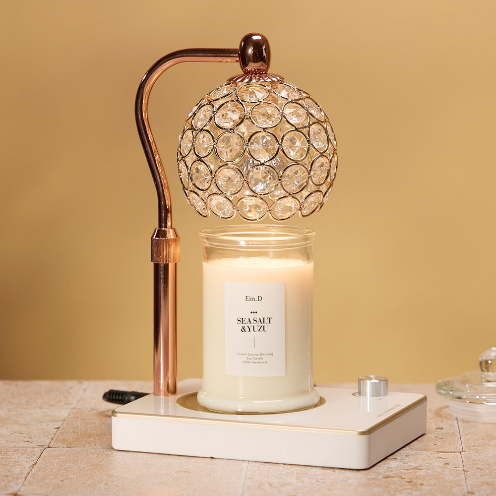 에인디 비주 캔들워머 높이조절, 불빛조절+소이캔들 370g세트 51,700원