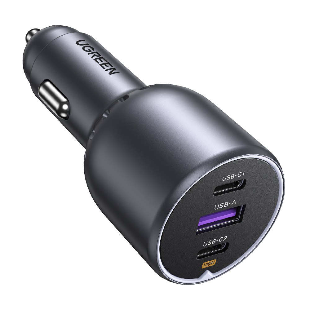 유그린 차량용 시거잭 트리플 130W PD PPS QC 고속 충전기, CD293, 메탈그레이 29,900원