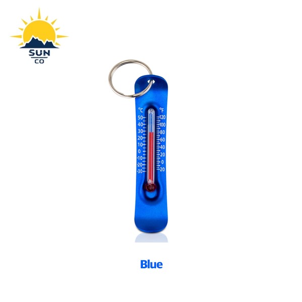 썬 컴퍼니 보드 온도계 - 컴팩트한 사이즈로 편리한 백패킹용 등산용 캠핑용 여행용 휴대용온도계 가방펜던트 지퍼고리 열쇠고리 키홀더 보드복 악세사리 16,000원