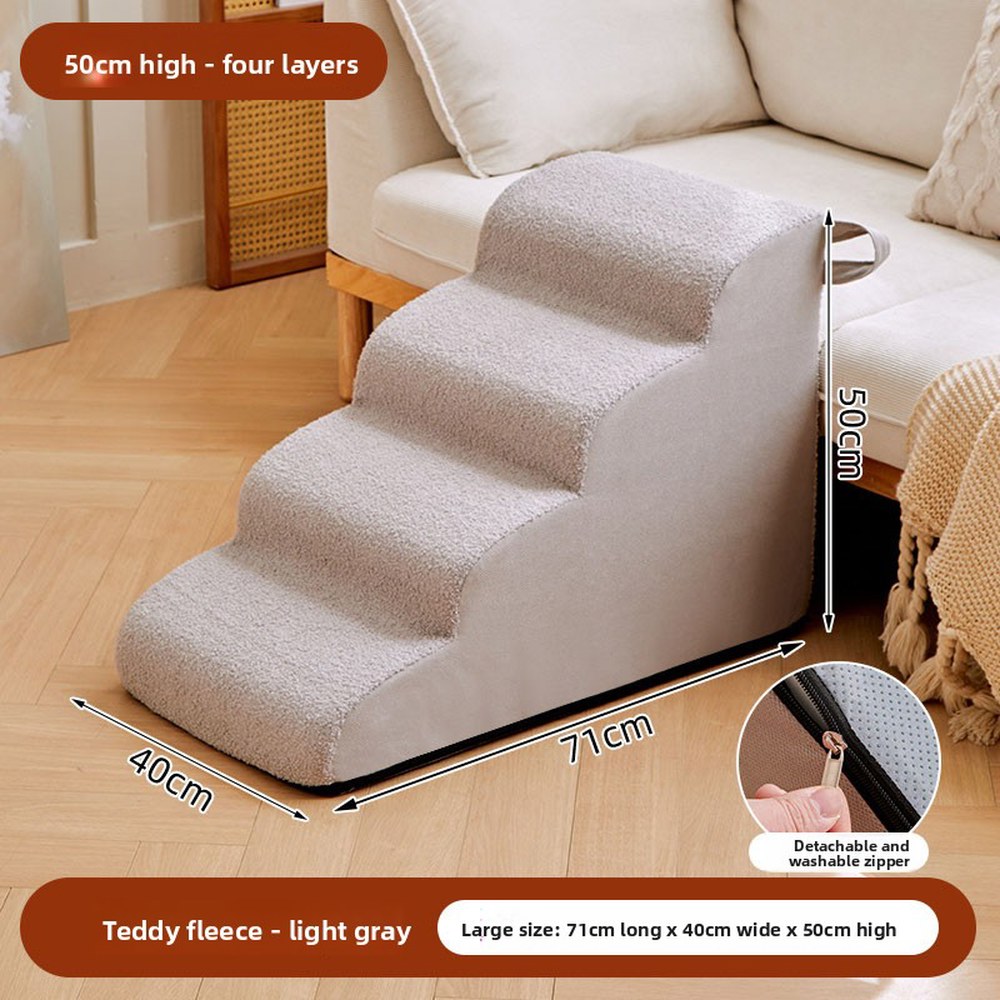 미끄럼 방지 애완동물 계단 노견 소형견용 세탁 가능 경사형 침대 옆 소파용 강아지 사다리 고양이 용품 61,900원