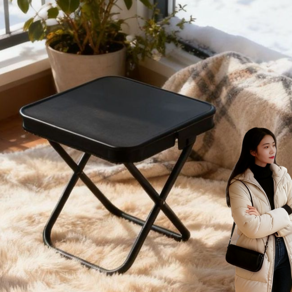 AEGEN 초경량 휴대용 접이식 캠핑 의자, 블랙, 1개 13,000원