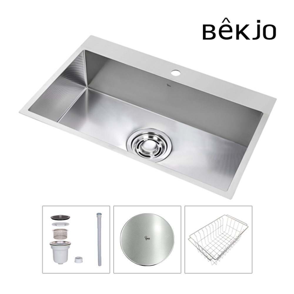 백조씽크 고니 사각씽크볼 ECNRW8630 리폼 엠보 주방싱크볼 싱크대교체 260,000원