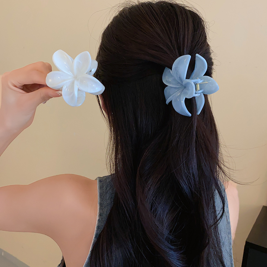 모스리나 알로하 집게핀 2종 하와이 반머리 집게핀 11cm 올림 머리 아크릴 집게핀 12,900원