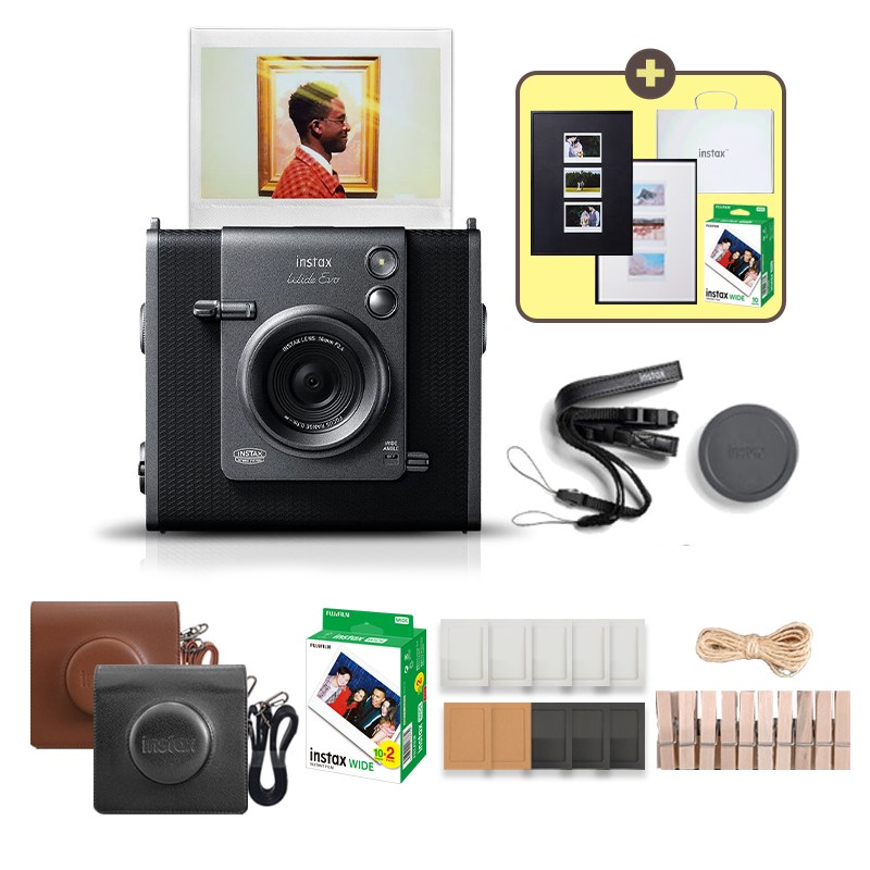 [한국후지필름] 인스탁스 와이드에보 하이브리드 카메라+전용가방+필름20장 포함 선물세트 556,800원