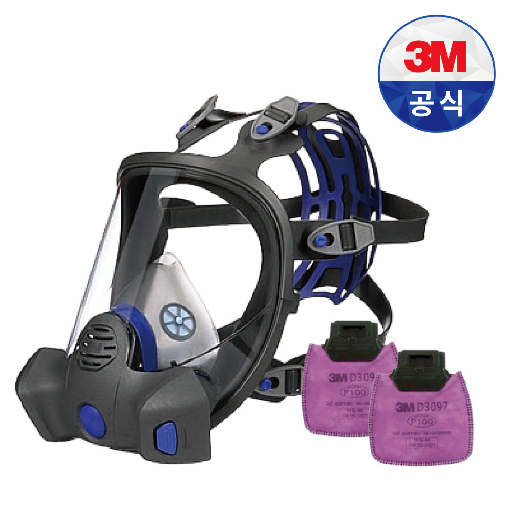 3M 정품 인증 전면형 방독면 풀셋트 - 3M FF800 독성분진 미세입자 특급방진 패키지 381,000원
