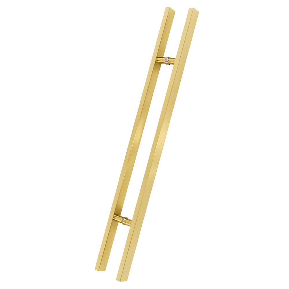 철물이네 강화도어 손잡이 1000x600mm 스텐 사각 H자 유리문, 골드무광 95,000원