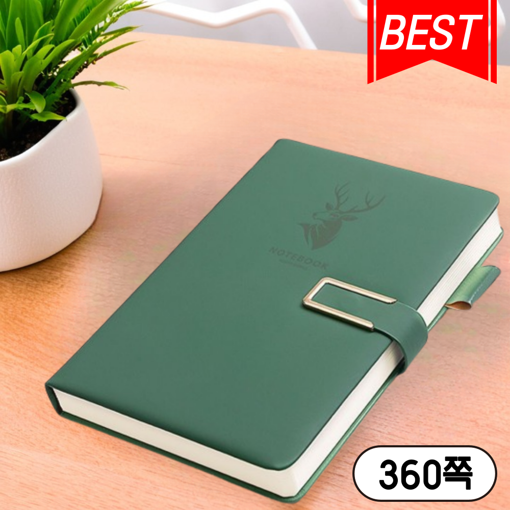 베리버터 성경 기도 A5 고급 두꺼운 필사노트, 1개, 버클 그린 11,000원