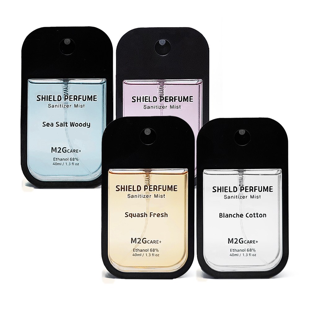 M2G CARE+ 휴대용 손소독제 뿌리는 미니 향수 보습 쉴드퍼퓸 4종 세트, 1개 36,850원